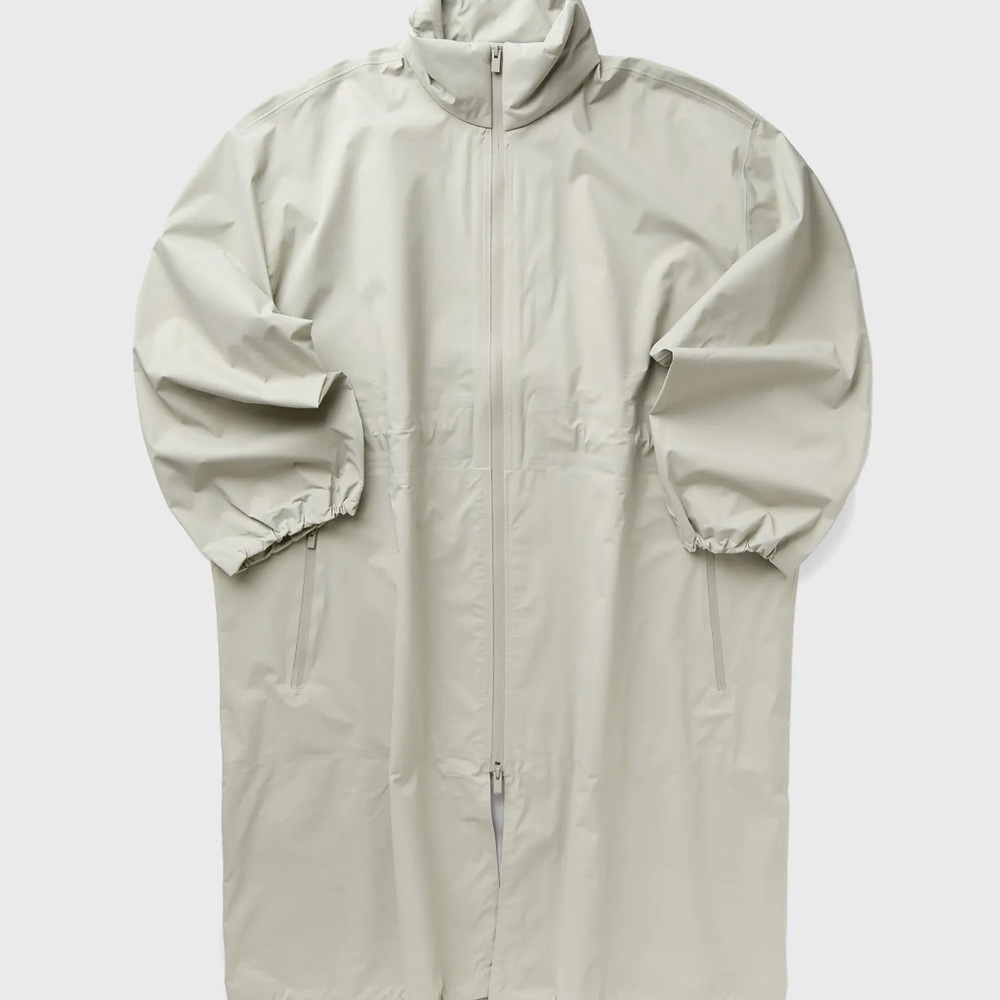 Fear of God Light Gray Raincoat